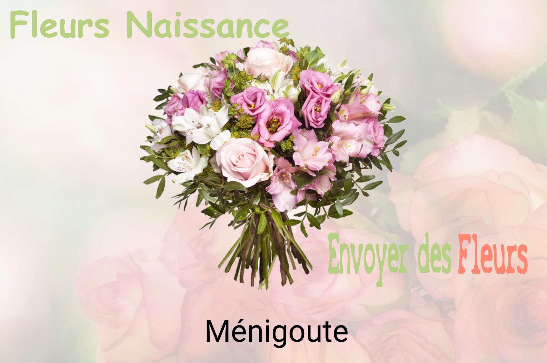 Bouquet de fleurs de naissance livré à Ménigoute